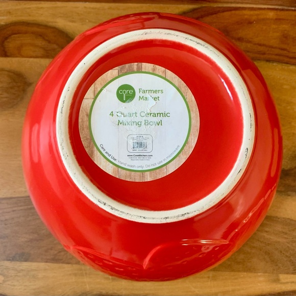 Red Strawberry Mixing Bowl - Picture 4 of 4